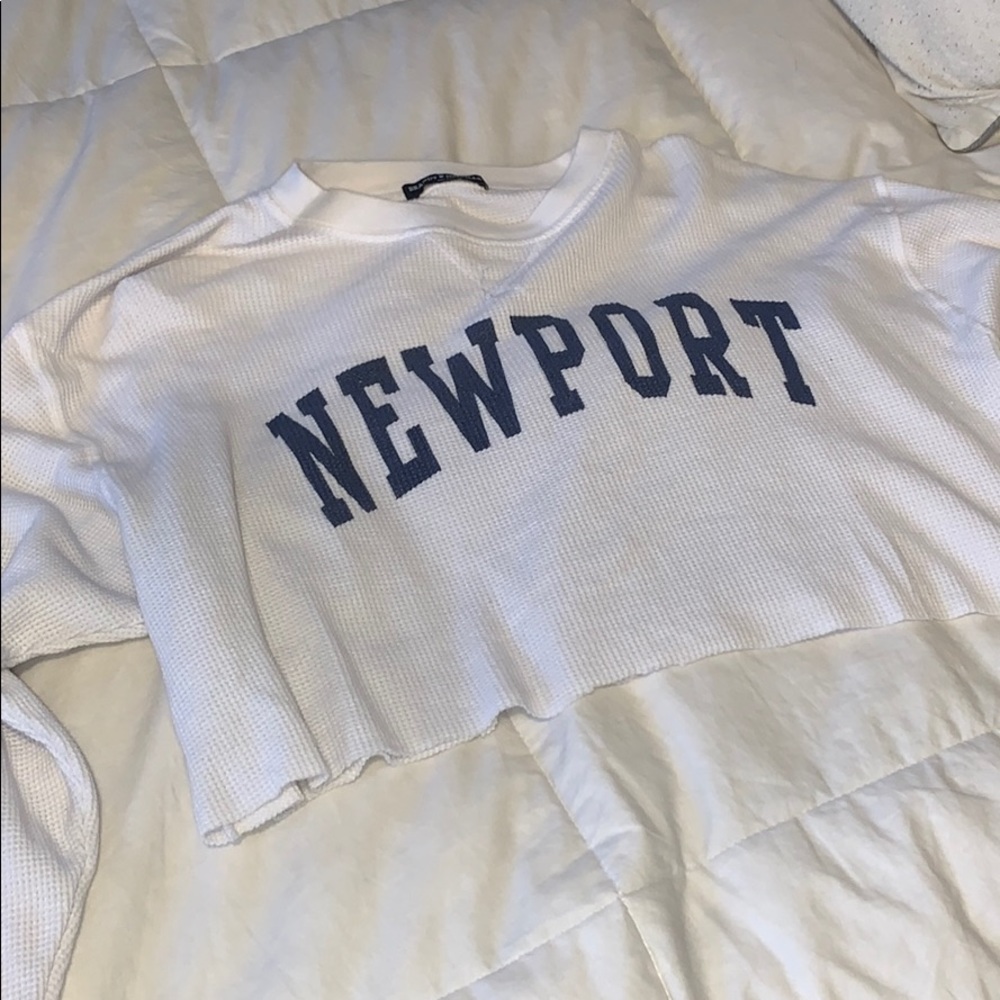 Cropped Brandy Melville Newport top